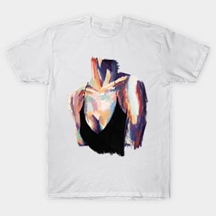 Multicoloured female top T-Shirt